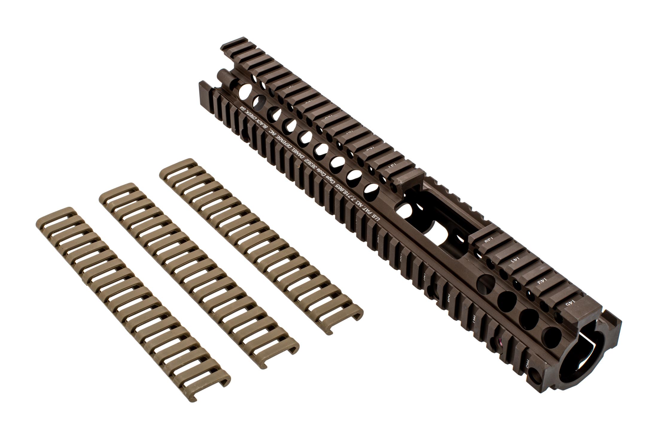 Daniel Defense M4A1 FSP 12.25" RIS II Quad Rail Handguard FDE 0100408030
